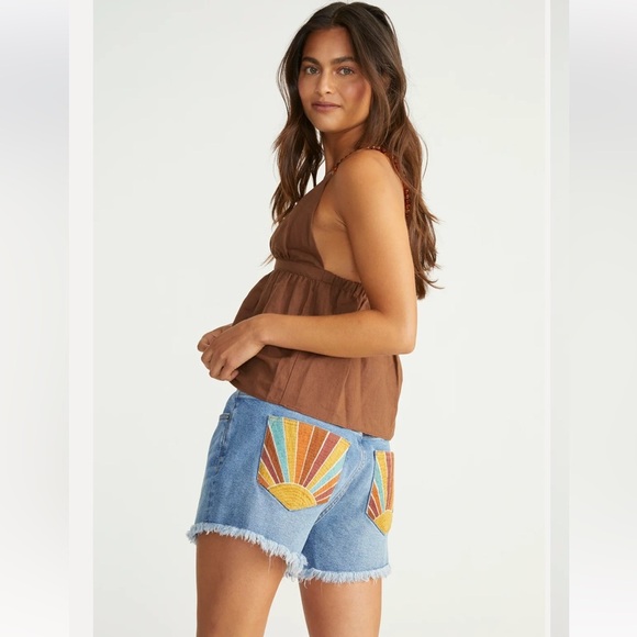 Free People x Driftwood Goldie Shirts Size 27 NWT - Picture 1 of 11